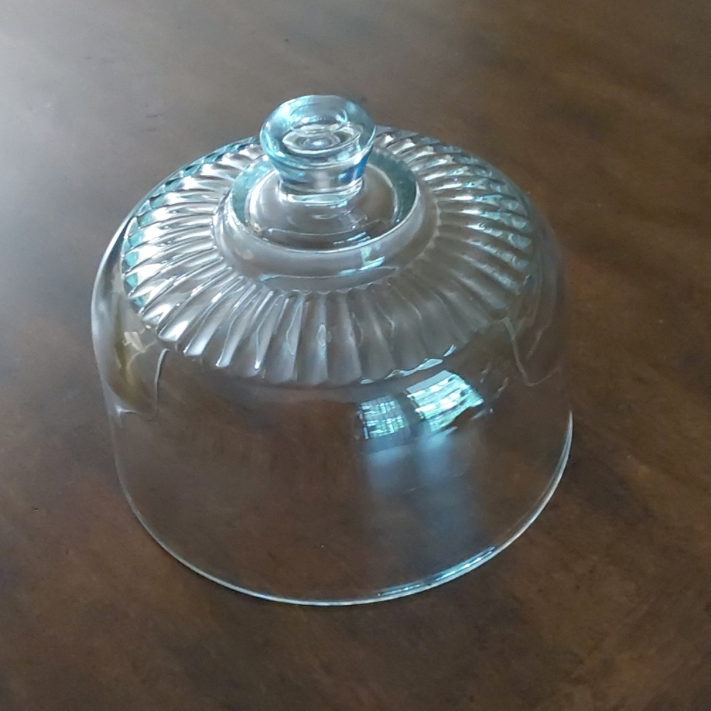 VINTAGE Fait Main French Elegant Glass Dome Cover